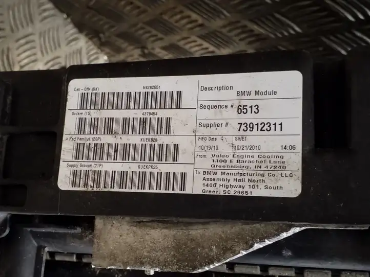 BMW X3 F25 (2010 - 2017) 17427601176 Комплект радиаторов охлаждения — фото 4