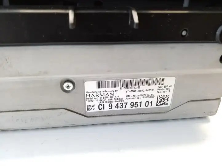 BMW 5 G30 G31 (2016 - ) 9437951 Магнитола / мультимедийная система — фото 4