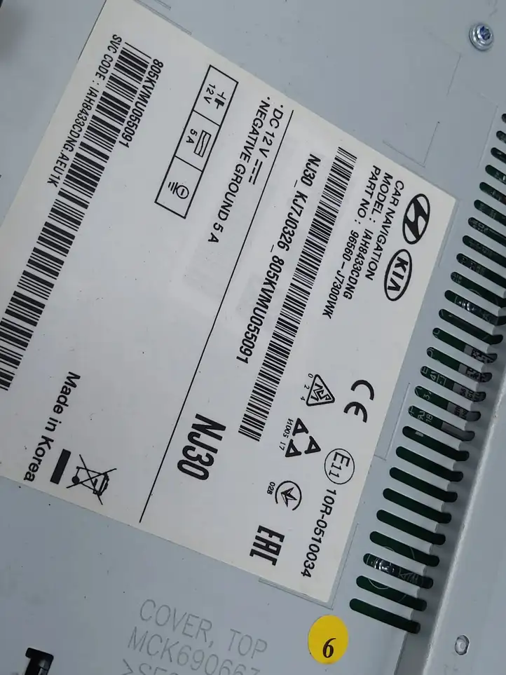 Kia Ceed (2018 - 2021) 96560J7300WK Магнитола / мультимедийная система — фото 4