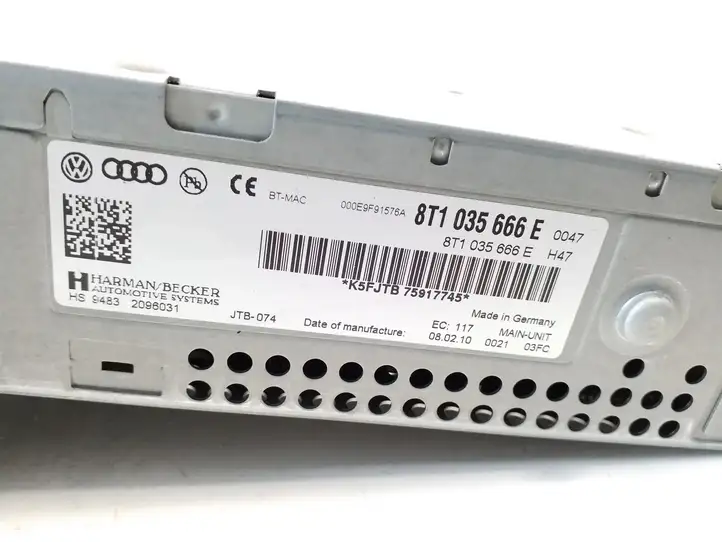 Audi A5 8T 8F (2007 - 2011) 8T1035666E Магнитола / мультимедийная система — фото 4