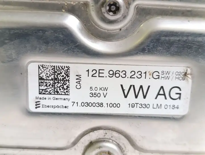 Volkswagen Golf VII (2013 - 2019) 12E963231G Электроподогрев двигателя — фото 4