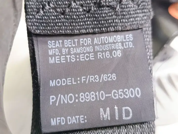 Kia Niro (2016 - ) 89810G5300 Задний ремень безопасности — фото 4