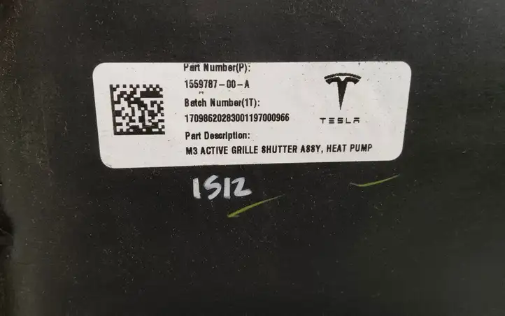 Tesla Model 3 (2017 - 2023) 110354500B Комплект системы кондиционера воздуха — фото 2