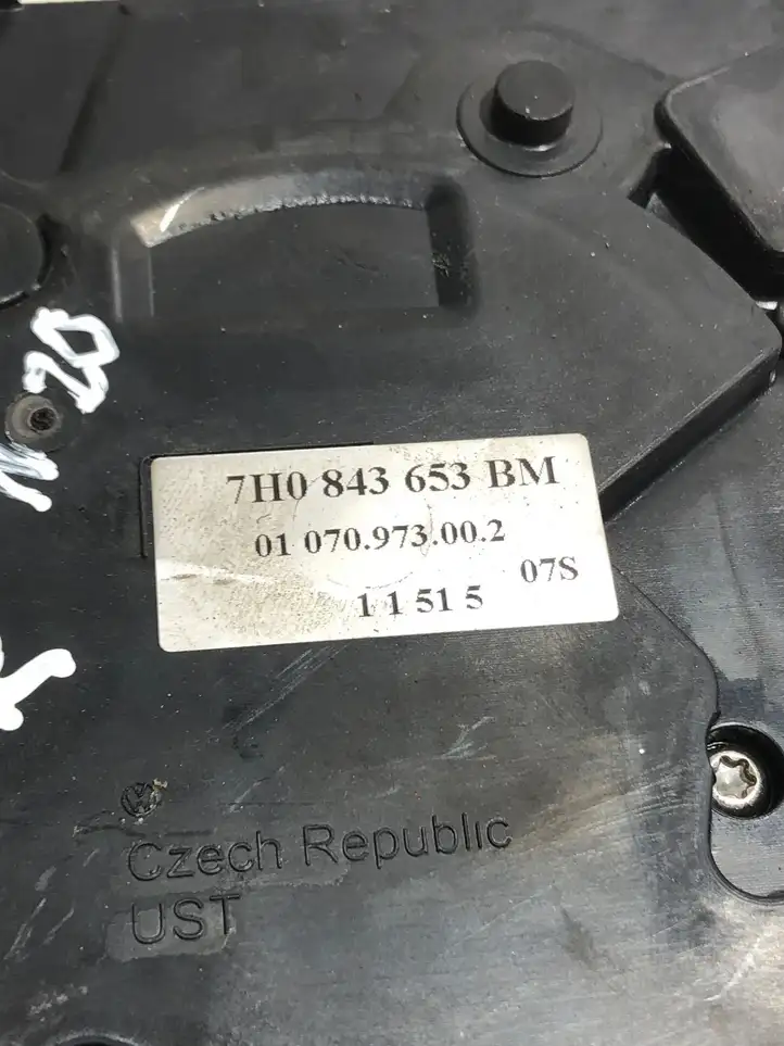 Volkswagen Multivan T5 (2003 - 2015) 7H0843653BM Замок раздвижной двери — фото 5