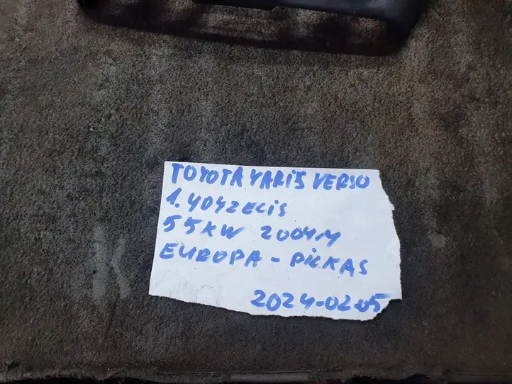 Toyota Yaris Verso (1999 - 2005) 17591797011 Прочие детали салона — фото 3