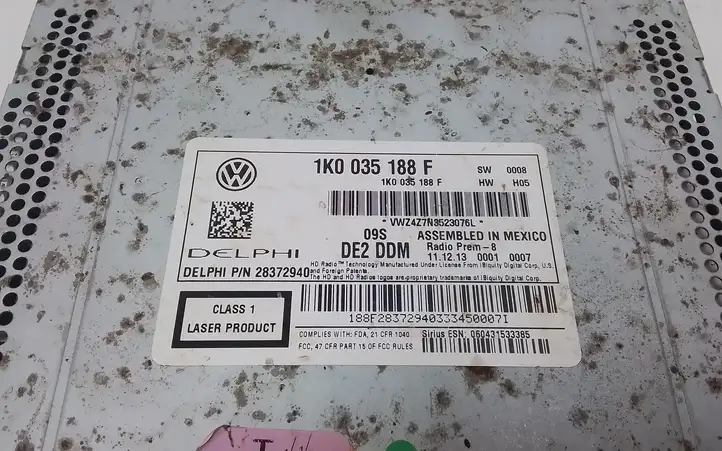 Volkswagen PASSAT B7 USA (2012 - 2016) 1K0035188F Магнитола / мультимедийная система — фото 7
