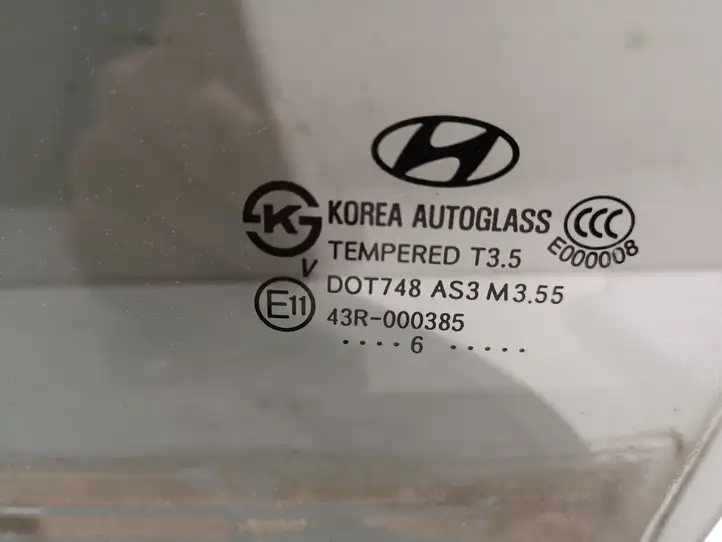 Hyundai Santa Fe (2005 - 2009) 43R000385 Форточка двери — фото 2
