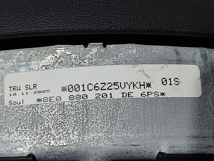 Audi A4 S4 B7 8E 8H (2004 - 2009) 8E0880201DE Подушка безопасности руля — фото 4