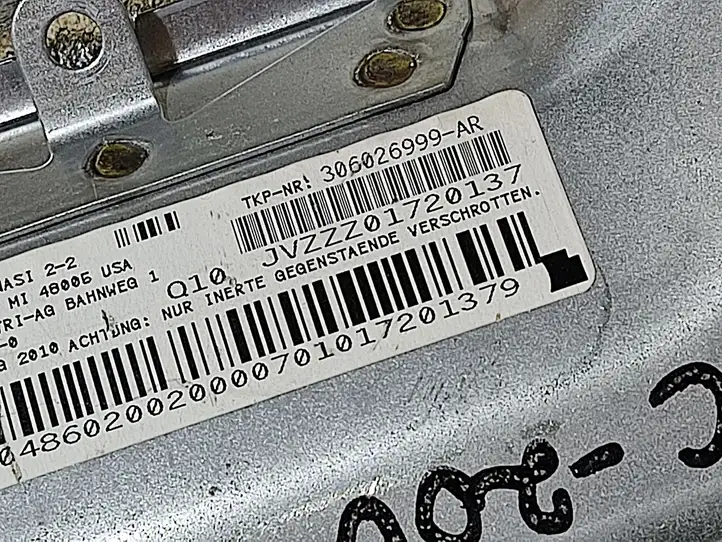 Mercedes-Benz C W204 (2007 - 2014) 306026999 Коленная подушка безопасности — фото 4