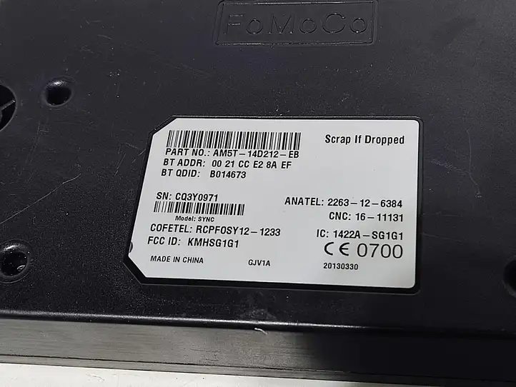 Ford Kuga II (2013 - 2019) AM5T14D212EB Bluetooth модуль — фото 4