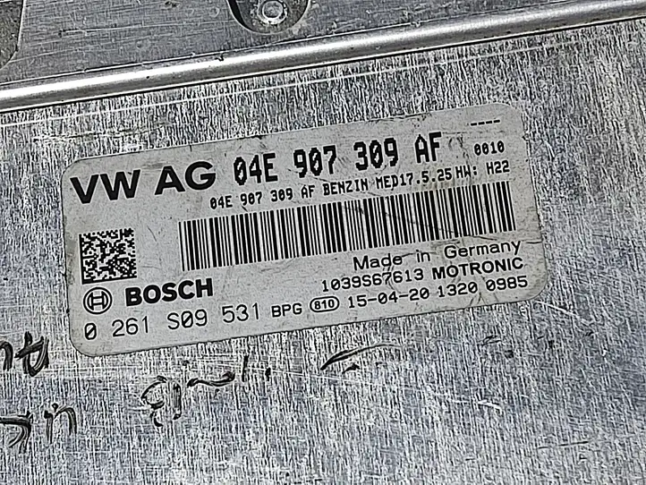 Volkswagen Polo V 6R (2009 - 2015) 04E907309AF Блок управления двигателем (ECU) — фото 3