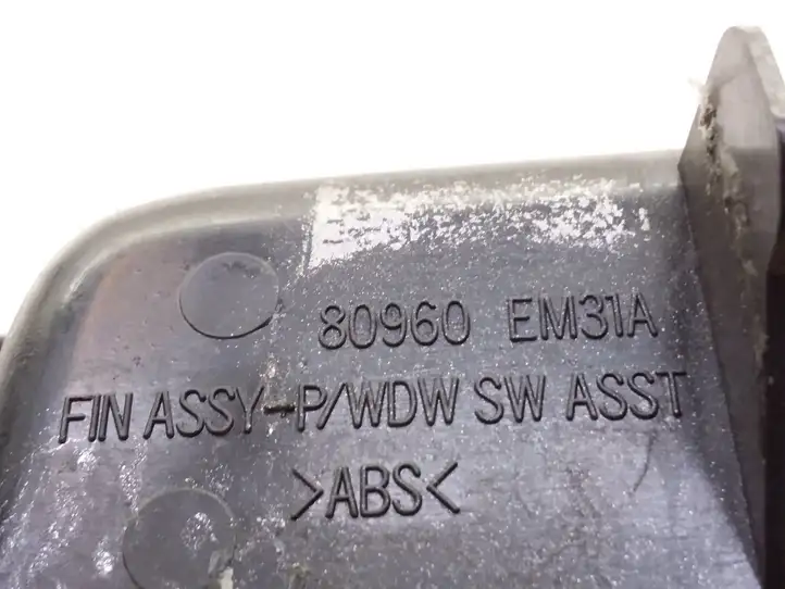 Nissan Versa (2006 - 2012) 80960EM31A Кнопка стеклоподъемников — фото 4