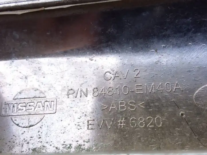 Nissan Versa (2006 - 2012) 84810EM40A Подсветка номера — фото 4
