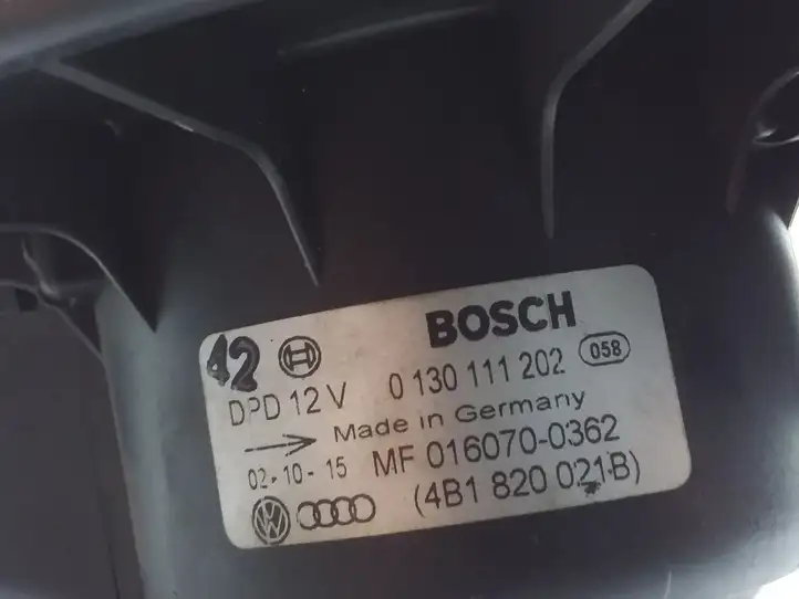 Audi A6 S6 C5 4B (1997 - 2001) 0130111202 Вентилятор печки — фото 5