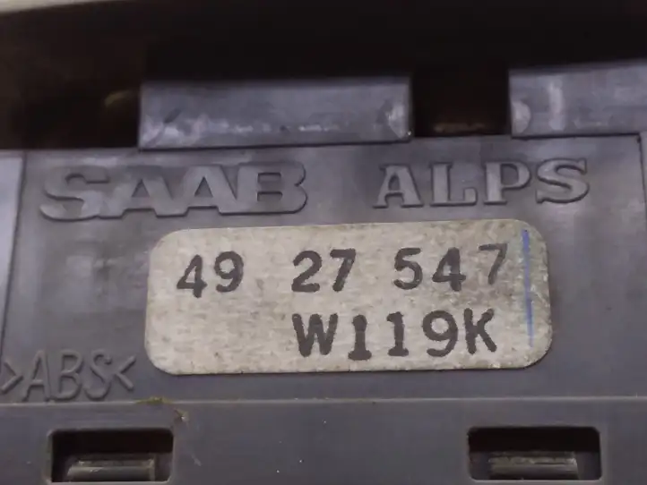Saab 9-5 (1998 - 2005) W119K Блок кнопок стеклоподъемников — фото 4