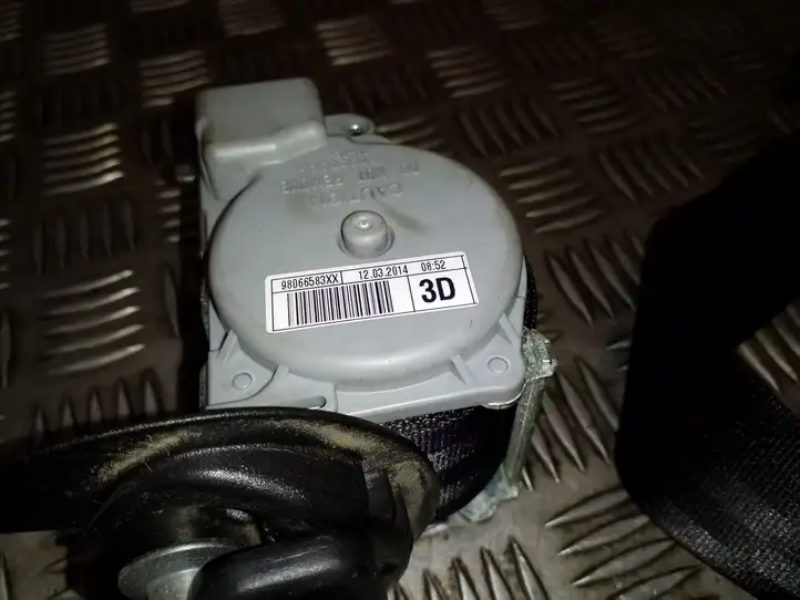 Citroen C4 Grand Picasso (2013 - 2016) 98066583XX Ремень безопасности 3-го ряда — фото 2