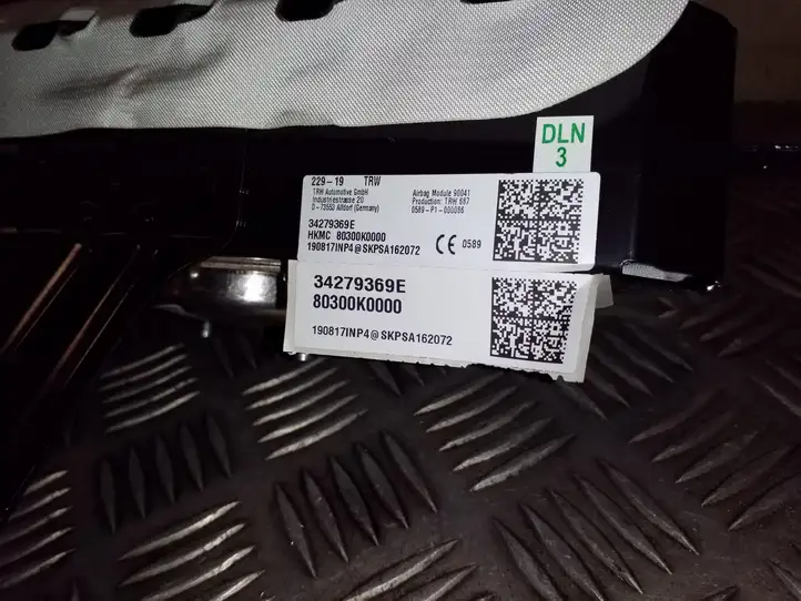 Kia Soul (2019 - ) 80300K0000 Подушка безопасности пассажира — фото 3