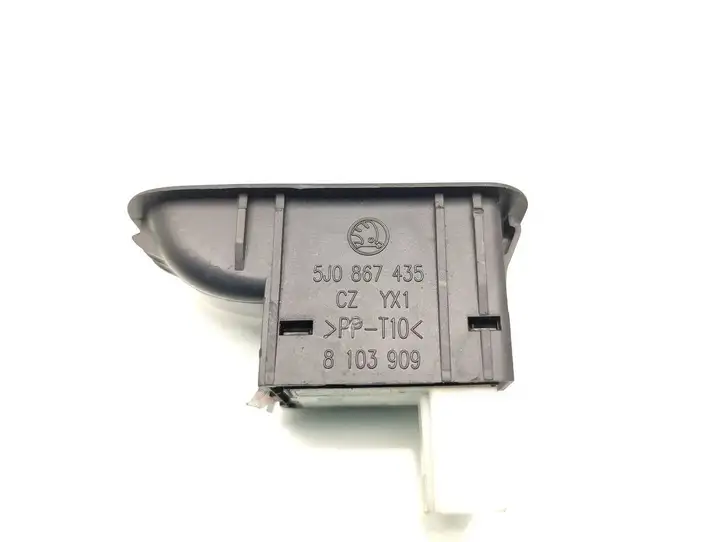 Skoda Fabia Mk2 (5J) (2007 - 2014) 5J0867435 Блок кнопок стеклоподъемников — фото 6