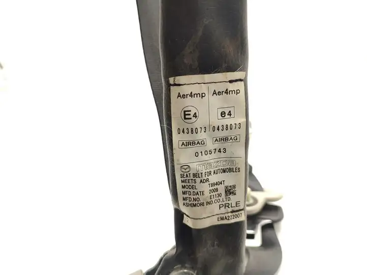 Mazda 3 II (2009 - 2011) T89404T Передний ремень безопасности — фото 4