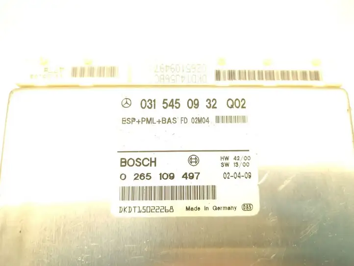 Mercedes-Benz S W220 (1998 - 2006) 0315450932 Блок управления подвеской — фото 6