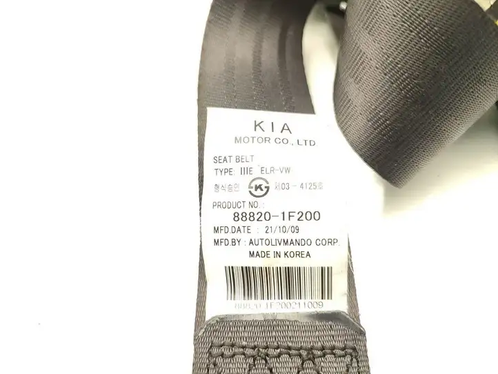 Kia Sportage (2008 - 2010) 88820-1F200 Передний ремень безопасности — фото 6