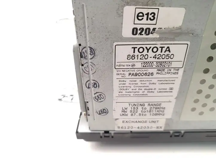 Toyota RAV 4 (XA20) (2000 - 2005) 86120-42050 Магнитола / мультимедийная система — фото 6