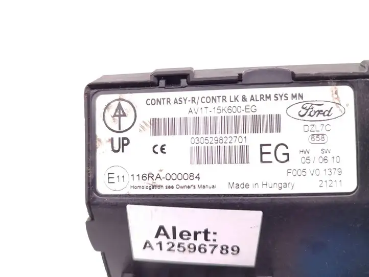 Ford Fiesta (2013 - 2017) AV1T-15K600-EG Блок управления сигнализацией — фото 6