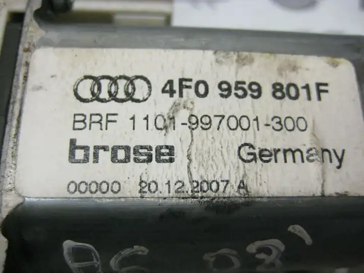 Audi A6 S6 C6 4F (2004 - 2008) 4F0959801F Механический стеклоподъемник задней двери — фото 4