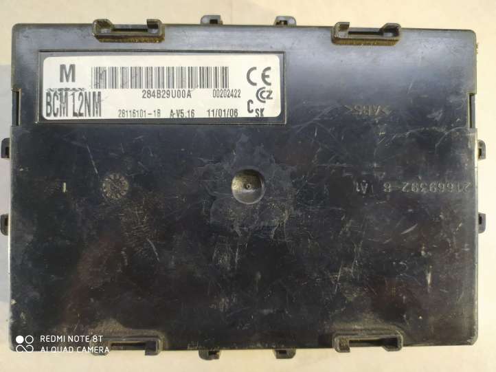 284B29U00A Nissan Note (E11) Komforto modulis