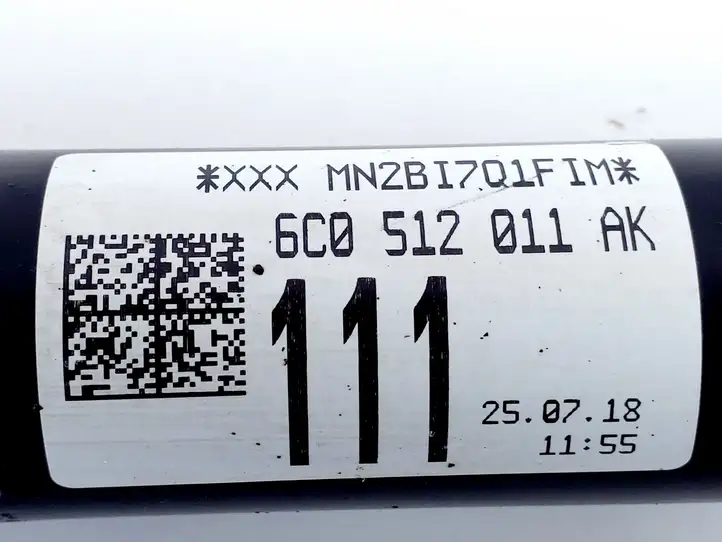 Skoda Fabia Mk3 (NJ) (2015 - 2021)  6C0512011AK Задний амортизатор с пружиной