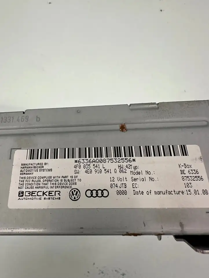 Audi A4 S4 B8 8K (2007 - 2011) 4F0035541L Магнитола / мультимедийная система — фото 5