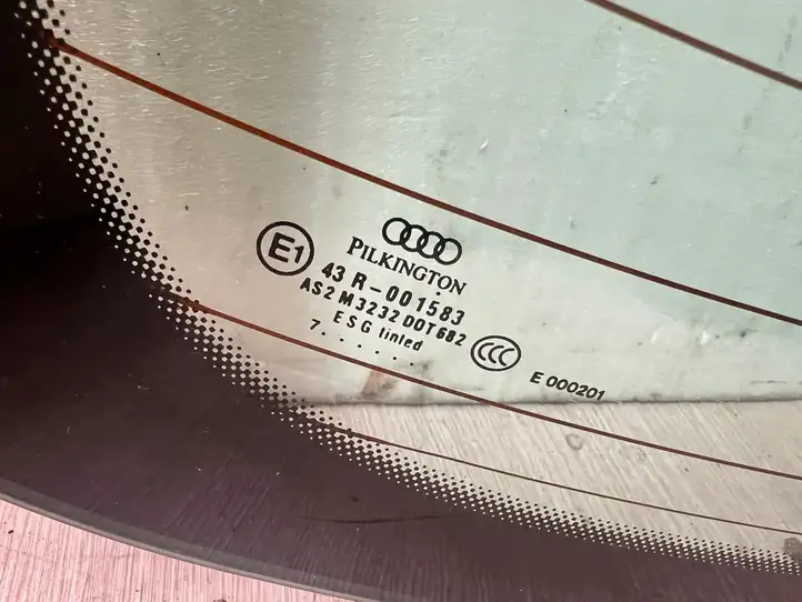 Audi A3/S3 8P (2004 - 2008) 43R001583 Заднее стекло — фото 2