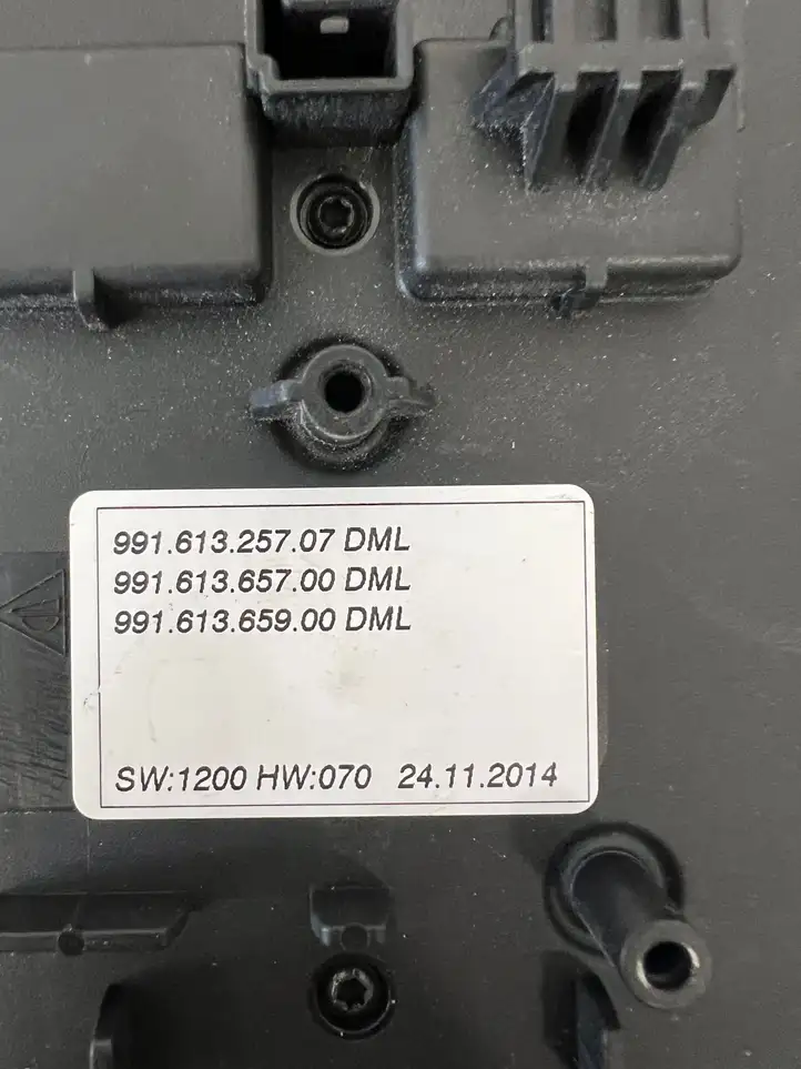 Porsche 911 991 (2011 - 2019) 99161325707 Блок кнопок на панели — фото 9