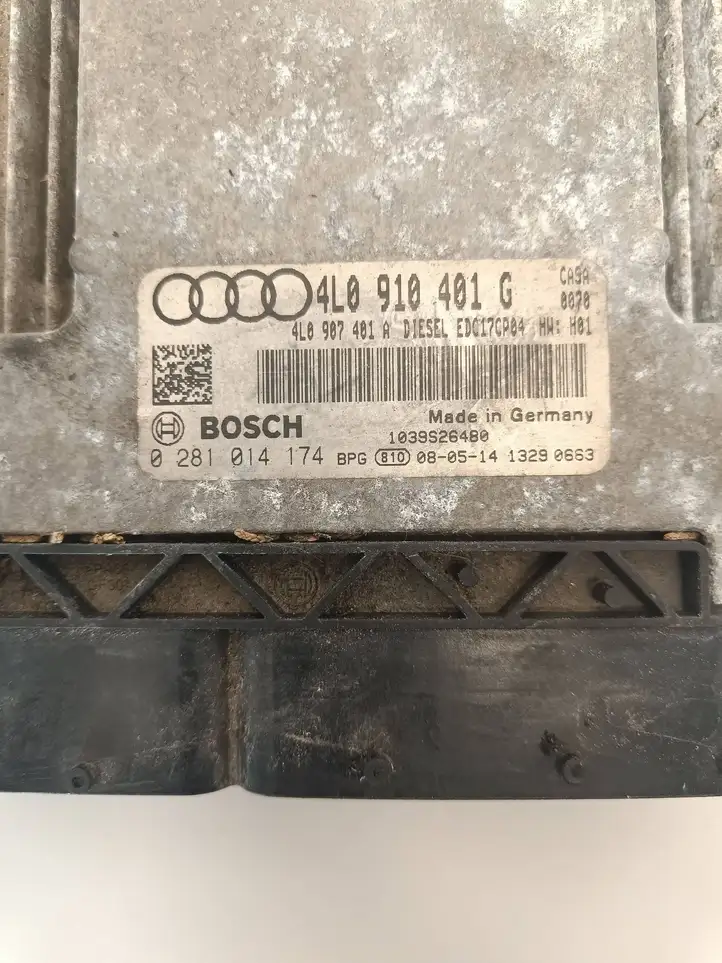 Audi Q7 4L (2005 - 2009) 4L0910401G Блок управления двигателем (ЭБУ) — фото 3