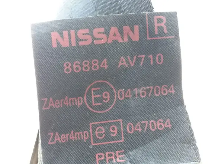 Nissan Primera (2001 - 2008) 86884AV710 Передний ремень безопасности — фото 3