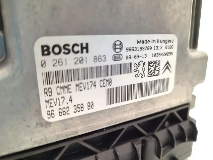 Peugeot 308 (2007 - 2013) 9666235880 Блок управления двигателем (ЭБУ) — фото 7