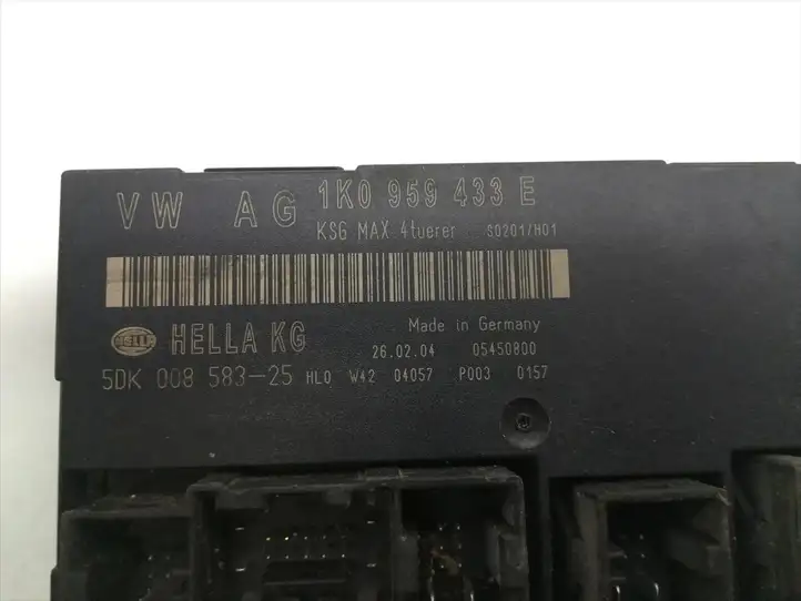 Volkswagen Touran I (2003 - 2010) 1K0959433E Модуль комфорта — фото 5