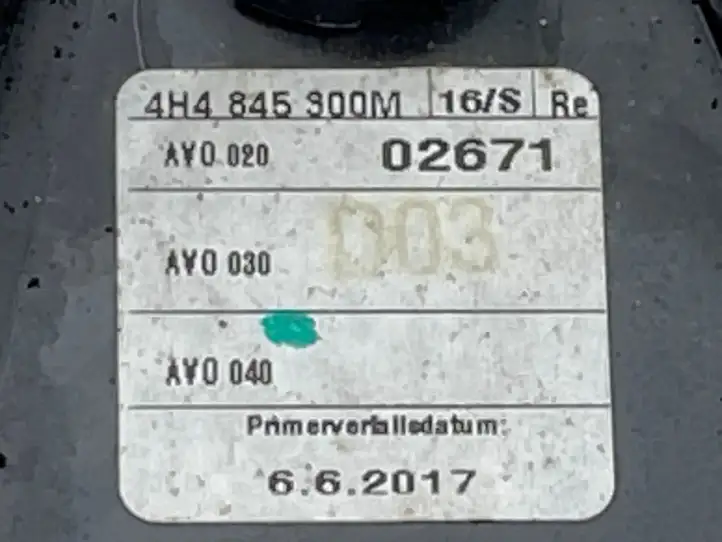 Audi A8 S8 D4 4H (2013 - 2017) 4H4845300M Заднее боковое стекло — фото 6