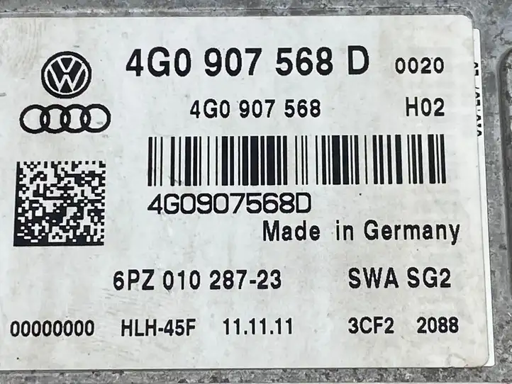 Audi A6 C7 (2011 - 2014) 4G0907568D Радар контроля слепых зон — фото 5