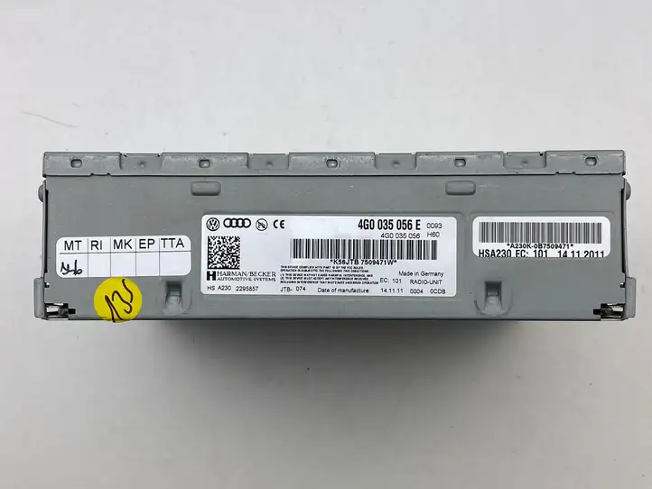 Audi A6 C7 (2011 - 2014) 4G0035056E Блок Hi-Fi аудиосистемы — фото 3