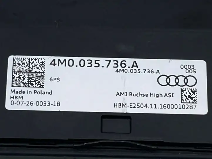 Audi Q7 4M (2015 - ) 4M0035736A USB разъем — фото 6