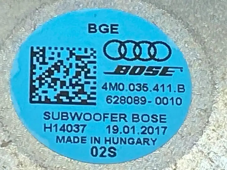 Audi Q7 4M (2015 - ) 4M0035411B Динамики задних дверей — фото 6