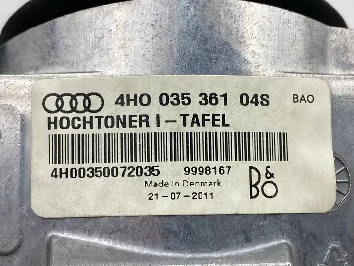 Audi A6 C7 (2011 - 2014) 4H0035361 Динамик панели приборов — фото 6
