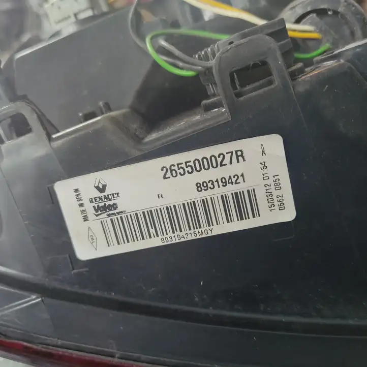 Renault Megane III (2009 - 2016) 265500027R Задний фонарь в крышке багажника — фото 2