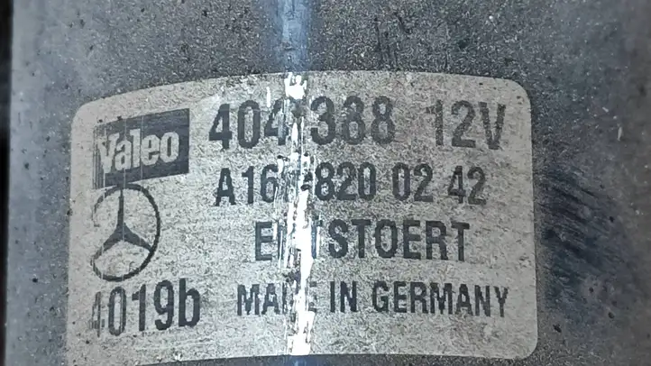 Mercedes-Benz A W168 (1997 - 2004) A1688200242 Комплект механизма стеклоочистителей — фото 2