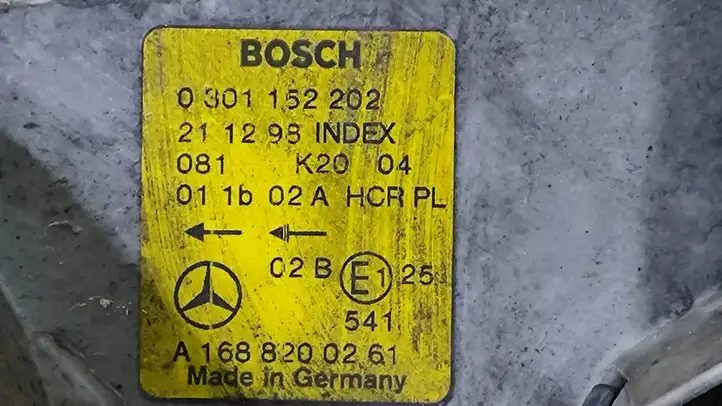 Mercedes-Benz A W168 (1997 - 2004) A1688200261 Передняя фара — фото 2