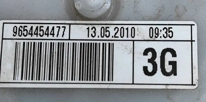 Citroen C4 I Picasso (2006 - 2013) 9654454477 Ремень безопасности 3-го ряда — фото 2