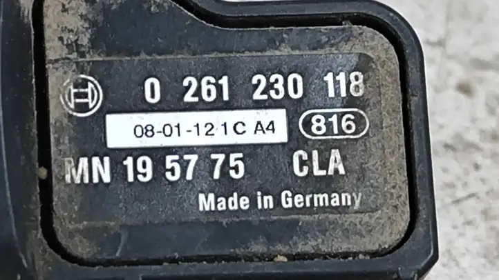 Mitsubishi Colt (2008 - 2012) 0261230118 Датчик давления воздуха впуска — фото 2