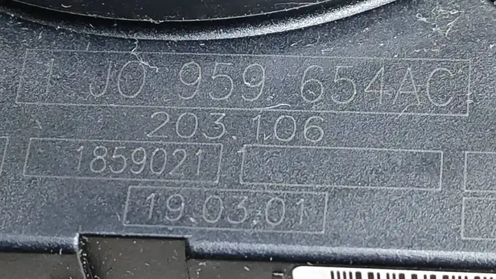 Volkswagen PASSAT B5.5 (2001 - 2005) 1J0959654AC Контактное кольцо SRS — фото 2