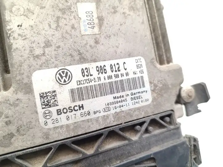 Volkswagen Crafter (2006 - 2016) 03L906012C Блок управления двигателем (ЭБУ) — фото 6